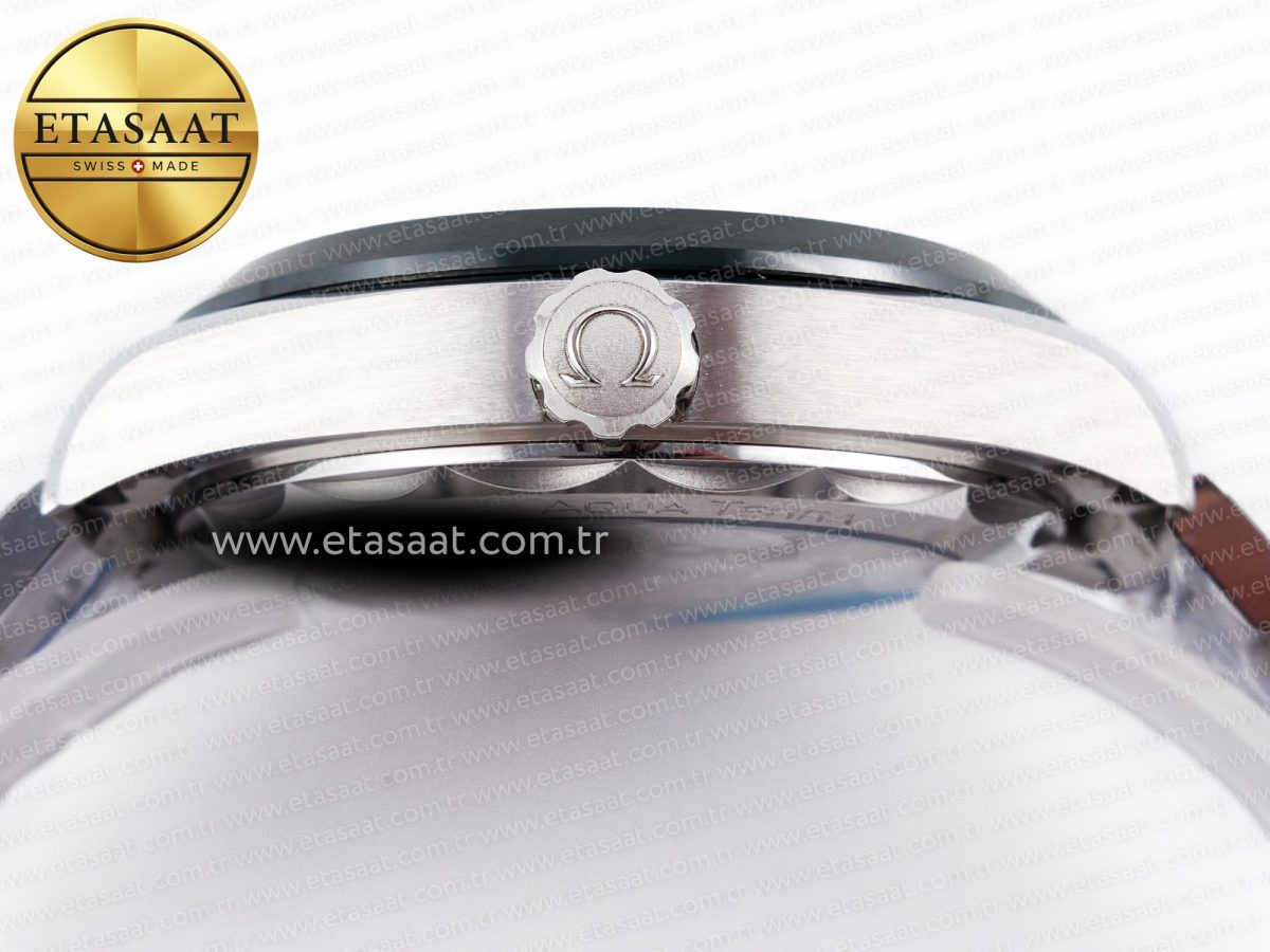 Omega Aqua Terra GMT Worldtimer 150M 43mm 24 Best Edition Green Dial on SS Bracelet A8938 - Görsel 11