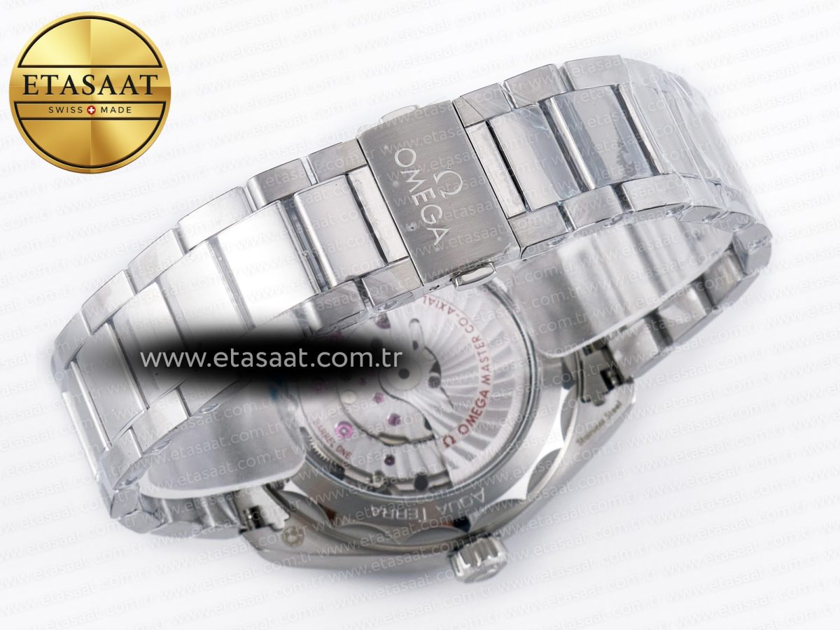 Omega Aqua Terra GMT Worldtimer 150M 43mm 24 Best Edition Green Dial on SS Bracelet A8938 - Görsel 12