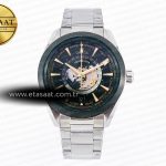 Omega Aqua Terra GMT Worldtimer 150M 43mm 24 Yeşil A8938 Eta Saat - Görsel 3 - 1:1 Süper Klon Saat