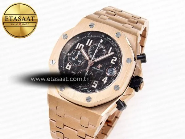 audemars piguet royal oak offshore 42mm rg rg black blk apf a31262