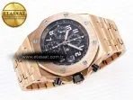 audemars piguet royal oak offshore 42mm rg rg black blk apf a31266