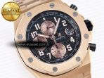 Audemars Piguet Royal Oak RG/RG Black/Gold APF A3126 - Görsel 5