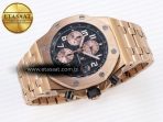 Audemars Piguet Royal Oak RG/RG Black/Gold APF A3126 - Görsel 6