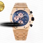 Audemars Piguet Royal Oak Rg/Rg Mavi/Altın Apf A7750 Eta Saat - Görsel 3 - 1:1 Süper Klon Saat
