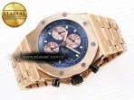 audemars piguet royal oak offshore 42mm rg rg blue gold apf a77506