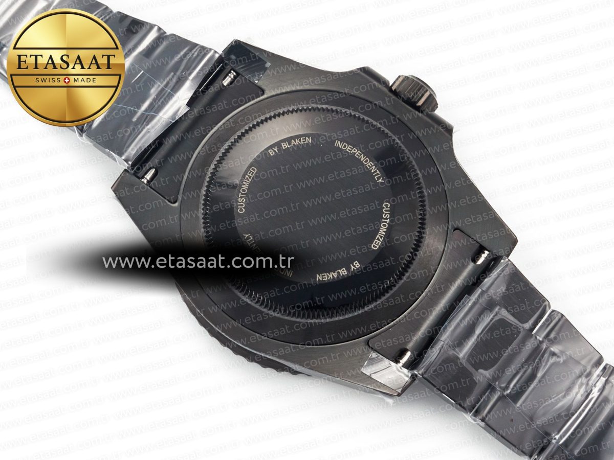 Rolex Blaken Sub Green PVD/SS Black V6F V2 VS3135 - Görsel 17