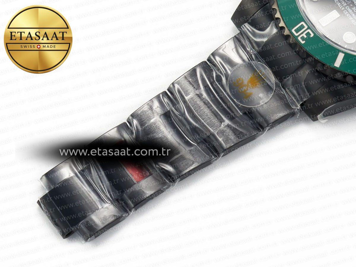 Rolex Blaken Sub Green PVD/SS Black V6F V2 VS3135 - Görsel 26