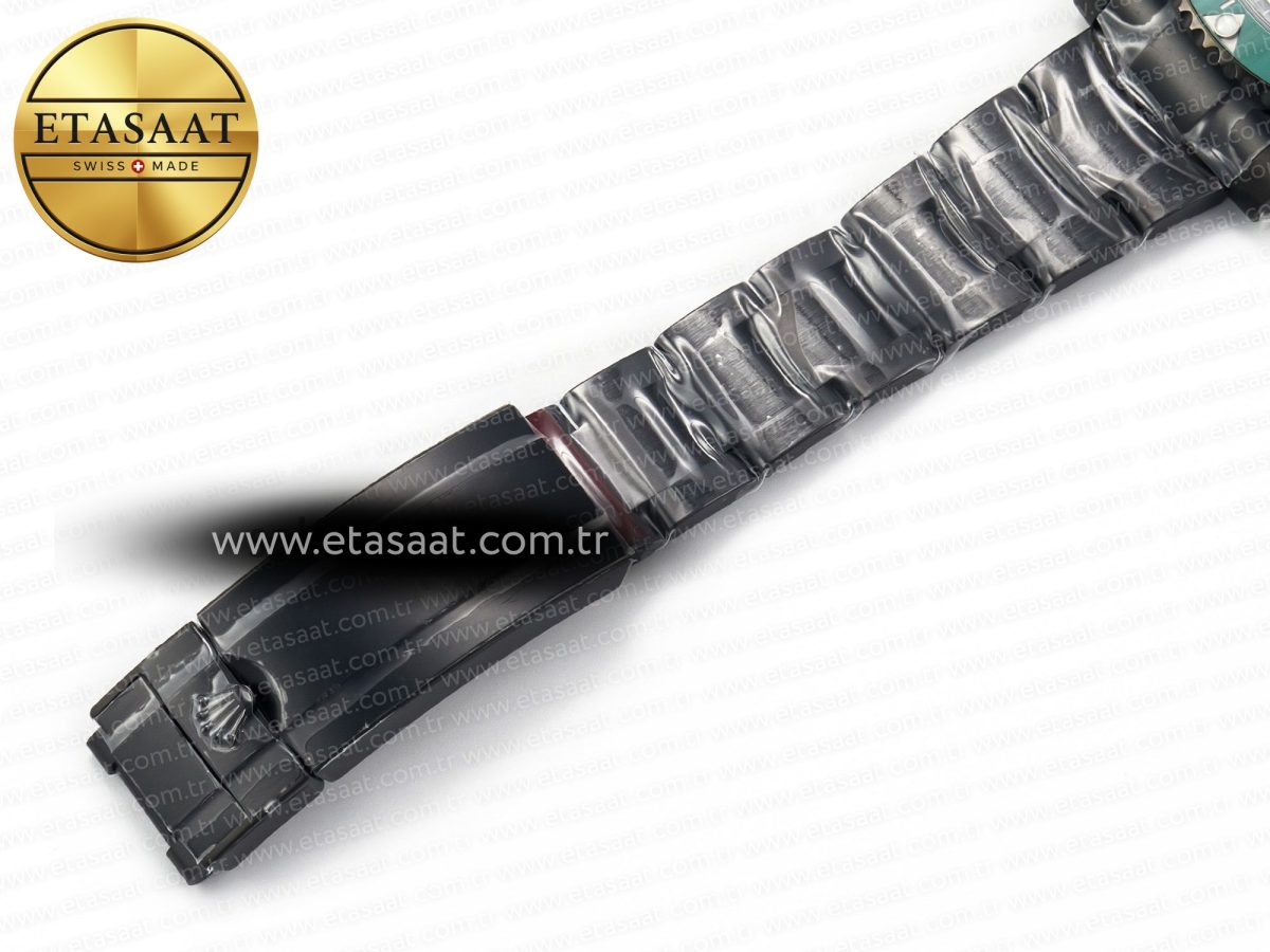 Rolex Blaken Sub Green PVD/SS Black V6F V2 VS3135 - Görsel 28