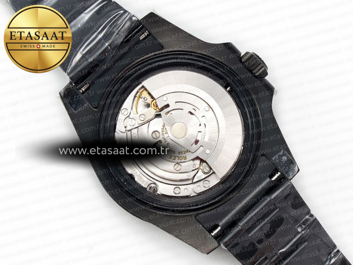 Rolex Blaken Submariner Red PVD/SS Black V6F V2 VS3135 - Görsel 20