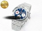 Breitling Chronomat B01 France 42mm SS BLSF 1:1 Best Edition Blue Dial on SS Bracelet A7750