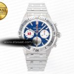 Breitling Chronomat B01 France 42mm Blsf Mavi Kadran A7750 Eta Saat - Görsel 3 - 1:1 Süper Klon Saat