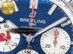 Breitling Chronomat B01 France 42mm SS BLSF 1:1 Best Edition Blue Dial on SS Bracelet A7750 - Görsel 9