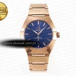 Omega Constellation 39MM RG Mavi Kadran A8801 Eta Saat - Görsel 3 - 1:1 Süper Klon Saat