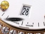 constellation 39mm rg diamonds bezel aswf 11 best edition white dial on rg bracelet a880112