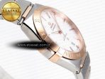 constellation 39mm ss rg aswf 11 best edition white dial on ss rg bracelet a88008