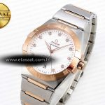 constellation 39mm ss rg aswf 11 best edition white diamonds dial on ss rg bracelet a88001