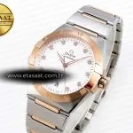 constellation 39mm ss rg aswf 11 best edition white diamonds dial on ss rg bracelet a88001