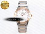 constellation 39mm ss rg aswf 11 best edition white diamonds dial on ss rg bracelet a88003