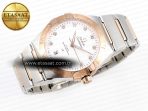 constellation 39mm ss rg aswf 11 best edition white diamonds dial on ss rg bracelet a88008