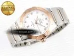 constellation 39mm ss rg aswf 11 best edition white diamonds dial on ss rg bracelet a88008