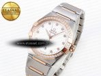 constellation 39mm ss rg diamonds bezel aswf 11 best edition white diamonds dial on ss rg bracelet a88001