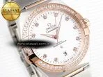 constellation 39mm ss rg diamonds bezel aswf 11 best edition white diamonds dial on ss rg bracelet a88005