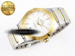 constellation 39mm ss yg aswf 11 best edition white dial on ss yg bracelet a88006