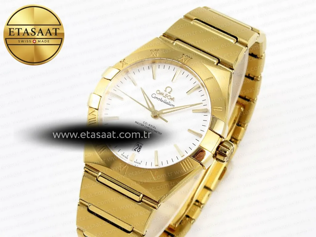 constellation 39mm yg aswf 11 best edition white dial on yg bracelet a88012