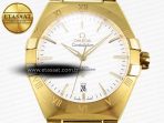 constellation 39mm yg aswf 11 best edition white dial on yg bracelet a88014