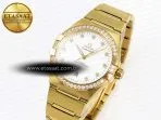 constellation 39mm yg diamonds bezel aswf 11 best edition white diamonds dial on yg bracelet a88012