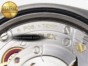 Rolex Datejust 126234 36mm Mavi Kadran Pırlanta Bezel Jubilee Bilezik Clean Factory VR3235 Super Clone ETA – Detay Görünümü 13