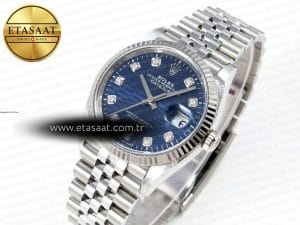 Rolex Datejust 36 Mavi Pırlantalı Clean 126234 Eta Saat - Görsel 2 - özel seçki Saat