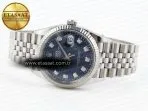 datejust 36 126234 clean 11 best edition 904l steel blue textured diamonds dial on jubilee bracelet vr32357
