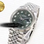 datejust 36 126234 clean 11 best edition 904l steel green leaf diamonds dial on jubilee bracelet vr32351