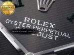 datejust 36 ss 126200 vsf 11 best edition 904l steel gray dial green roman on jubilee bracelet vs323510