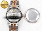 datejust 36 ss rg 126231 vsf 11 best edition 904l steel gray textured diamonds dial on jubilee bracelet vs323518