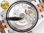datejust 36 ss rg 126231 vsf 11 best edition 904l steel gray textured diamonds dial on jubilee bracelet vs323519