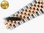 datejust 36 ss rg 126231 vsf 11 best edition 904l steel gray textured diamonds dial on jubilee bracelet vs323526