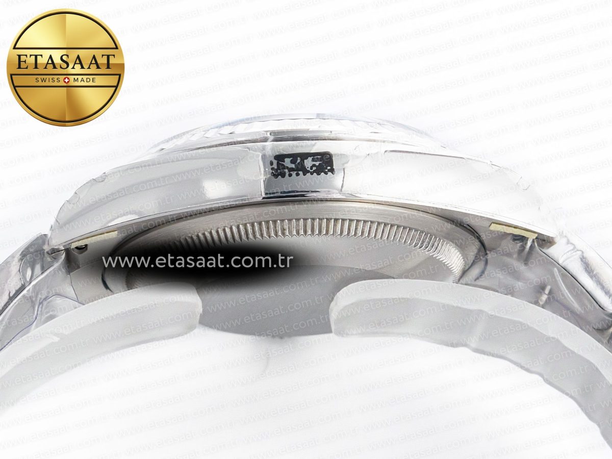Rolex DateJust 41 126330 904L Best Edition Gray Dial Green Roman on Oyster Bracelet VS3235 - Görsel 14