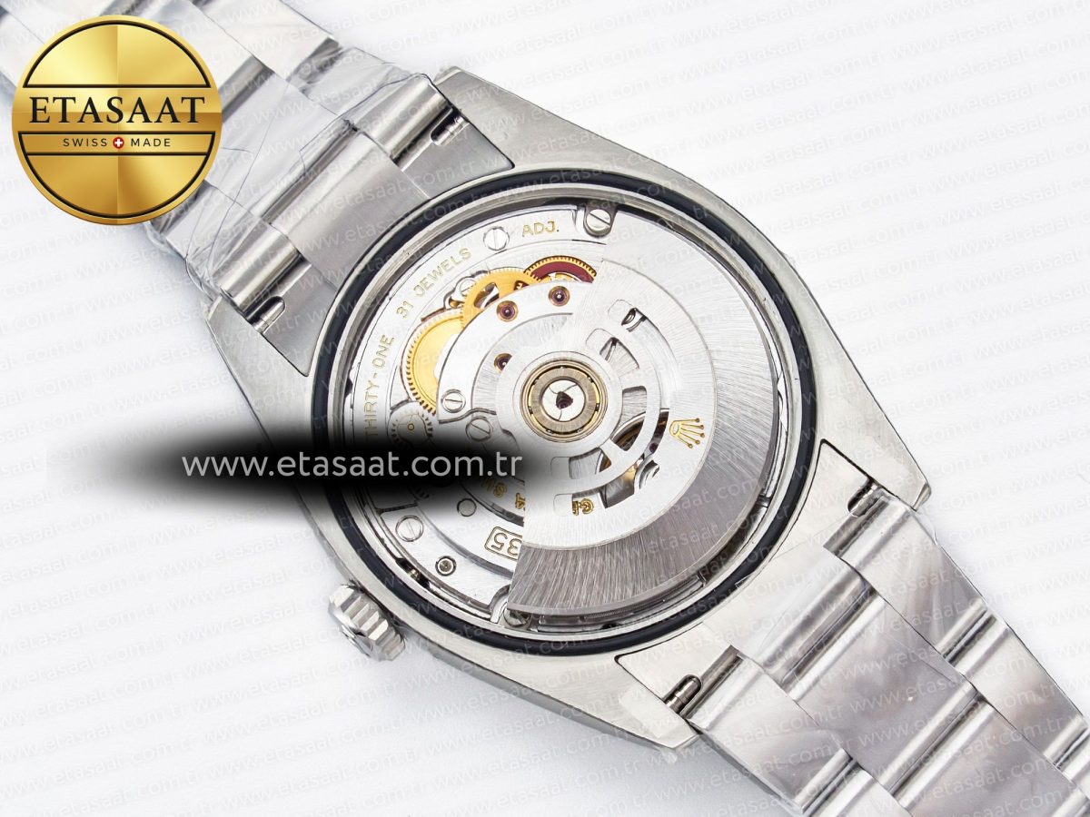 Rolex DateJust 41 126330 904L Best Edition Gray Dial Green Roman on Oyster Bracelet VS3235 - Görsel 19