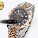 Rolex DATEJUST 41 126331 GRAY TEXTURED DIAL ON SS/RG VS3235