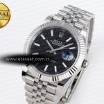 datejust 41mm 126334 904 ss arf 11 best edition black dial sticks markers on jubilee bracelet sh32351