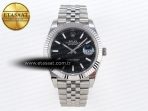 datejust 41mm 126334 904 ss arf 11 best edition black dial sticks markers on jubilee bracelet sh32353