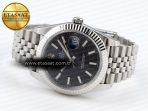 datejust 41mm 126334 904 ss arf 11 best edition black dial sticks markers on jubilee bracelet sh32356