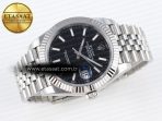 datejust 41mm 126334 904 ss arf 11 best edition black dial sticks markers on jubilee bracelet sh32357