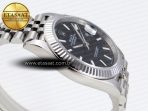 datejust 41mm 126334 904 ss arf 11 best edition black dial sticks markers on jubilee bracelet sh32359