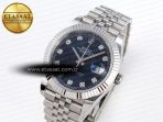 Rolex DATEJUST 41MM 126334  BLUE DIAL DIAMONDS MARKERS ON JUBILEE SH3235