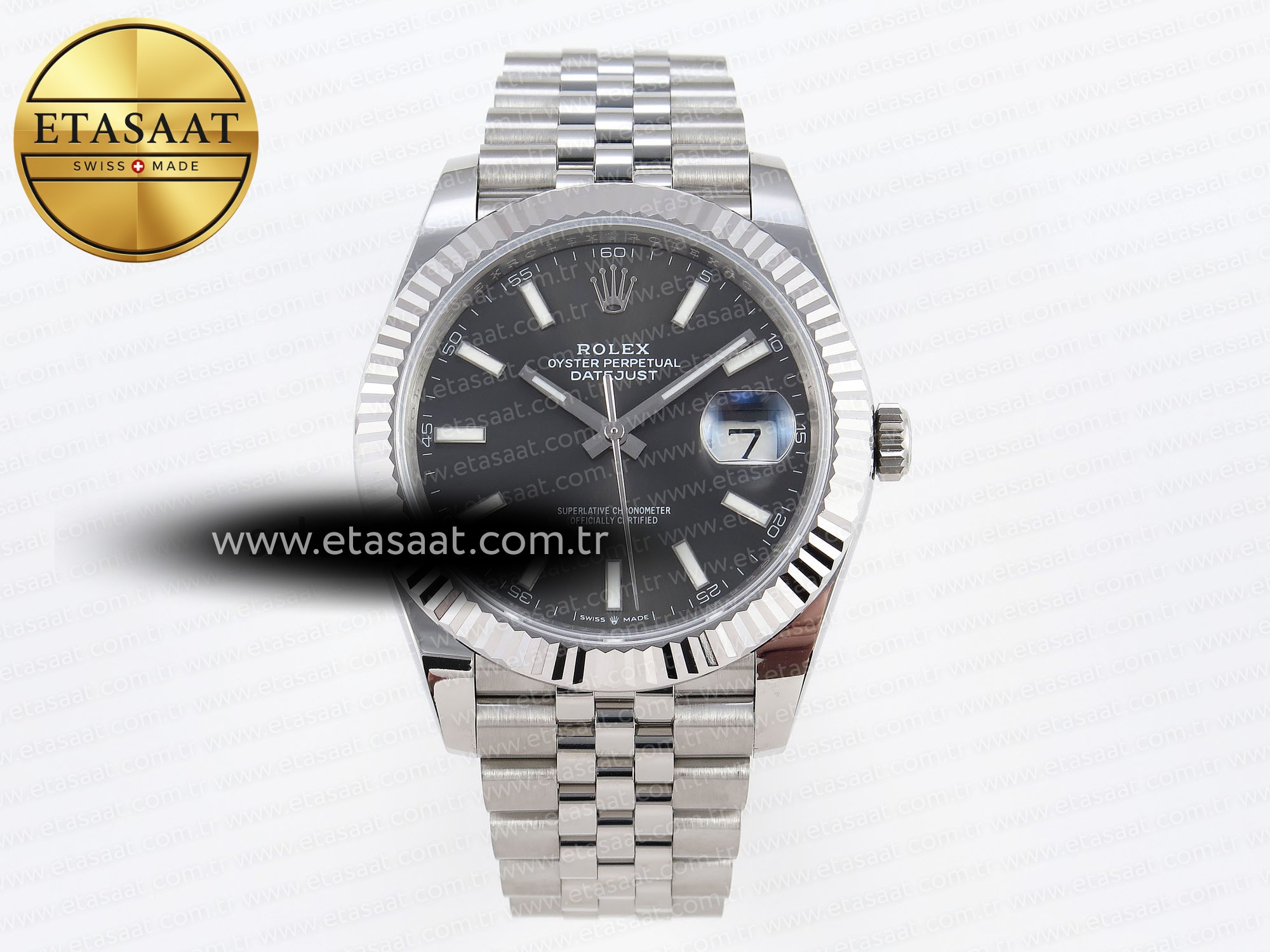 Rolex Datejust 41MM 126334 Gri Kadran Çizgi İndeks SH3235 Eta Saat - 1:1 Süper Klon Replika Saat Rolex Datejust 41MM 126334 Gri Kadran Çizgi İndeks SH3235 Eta Saat - 1:1 Süper Klon Replika Saat