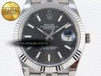 datejust 41mm 126334 904 ss arf 11 best edition gray dial sticks markers on jubilee bracelet sh32354