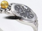 datejust 41mm 126334 904 ss arf 11 best edition gray dial sticks markers on jubilee bracelet sh32359